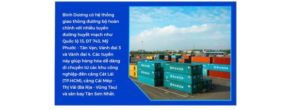 binh duong trung tâm logistics