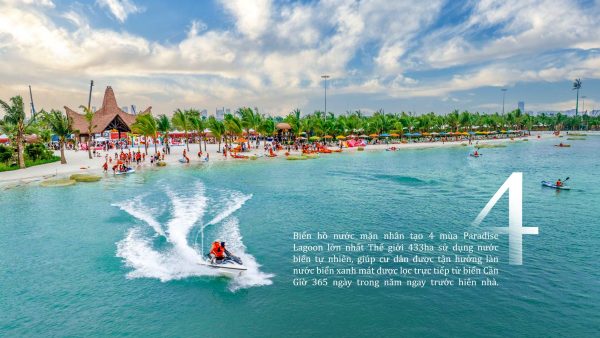 Biển hồ nhân tạo Paradise Lagoon Vinhomes Green Paradise MIK Cần Giờ